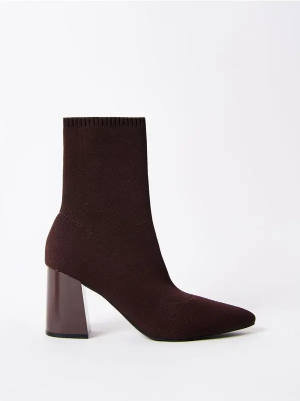 Mohito Mohito - Боти на висок ток - тъмно кафяво