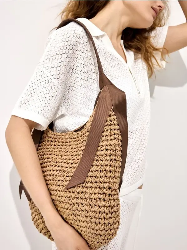 Mohito Mohito - Чанта тип кошница - бежово