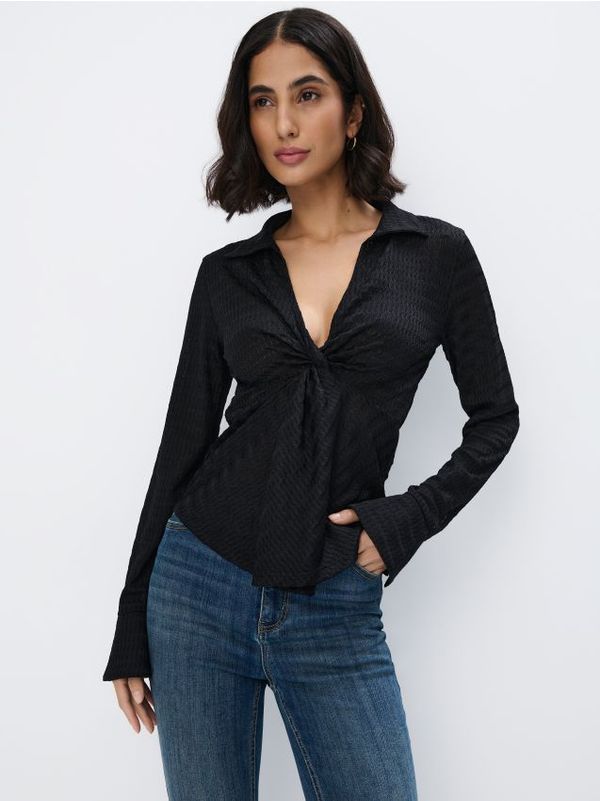 Mohito Mohito - Черна блуза - черен