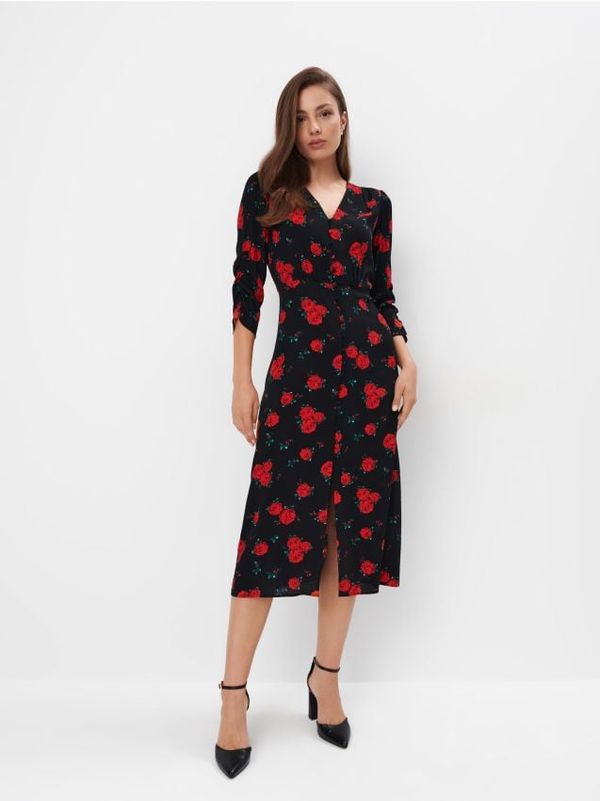 Mohito Mohito - Черна миди рокля - черен