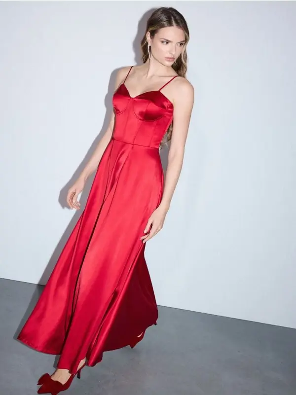 Mohito Mohito - Червена макси рокля - червен