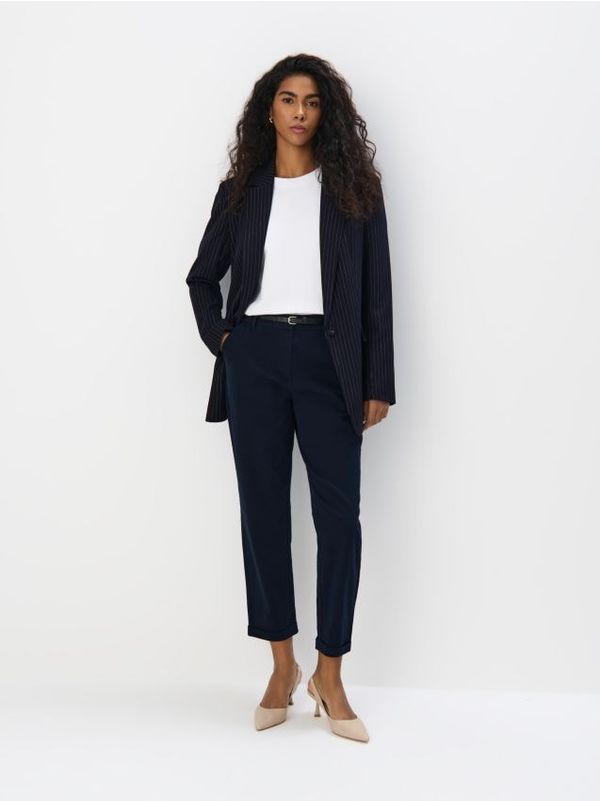 Mohito Mohito - Чино панталон с колан - нави