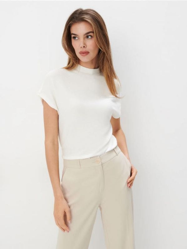 Mohito Mohito - Дамска блуза - кремaво