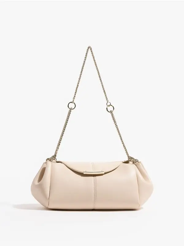 Mohito Mohito - Дамска чанта с верижка - бежово