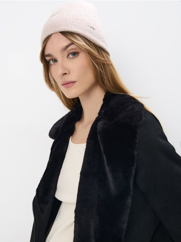 Mohito Mohito - Дамска шапка beanie - бежово