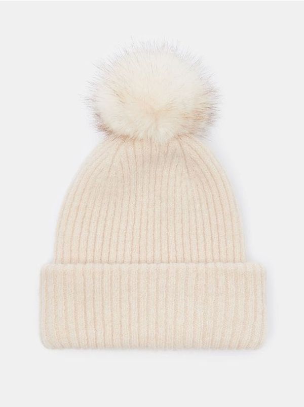 Mohito Mohito - Дамска шапка beanie - кремaво