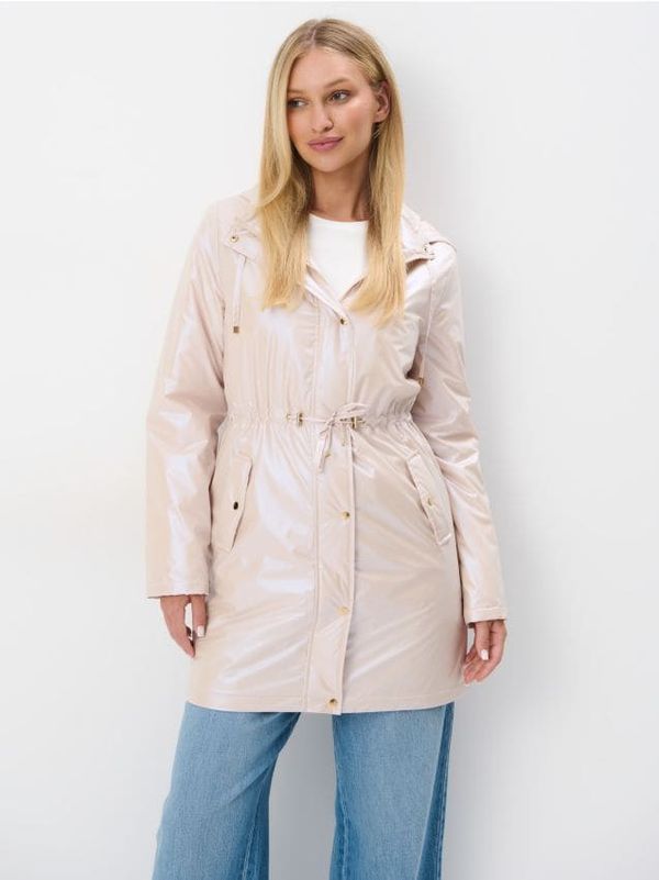 Mohito Mohito - Дълго яке - кремaво