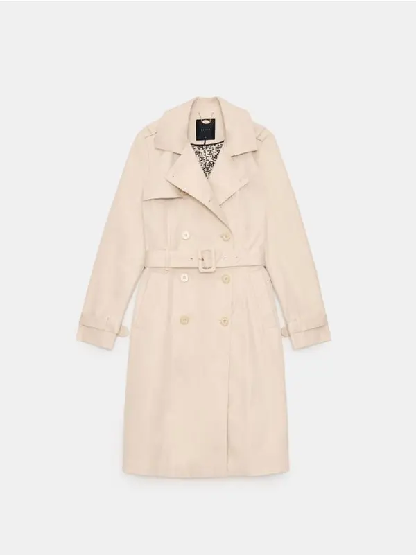 Mohito Mohito - Дълъг тренчкот - кремaво