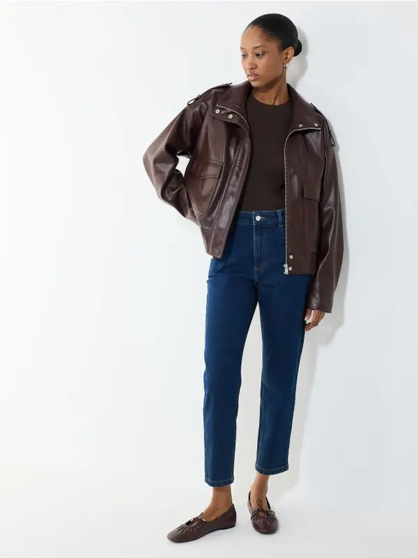 Mohito Mohito - Дънки mom slim - нави