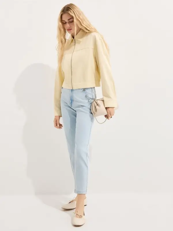 Mohito Mohito - Дънки mom slim - син