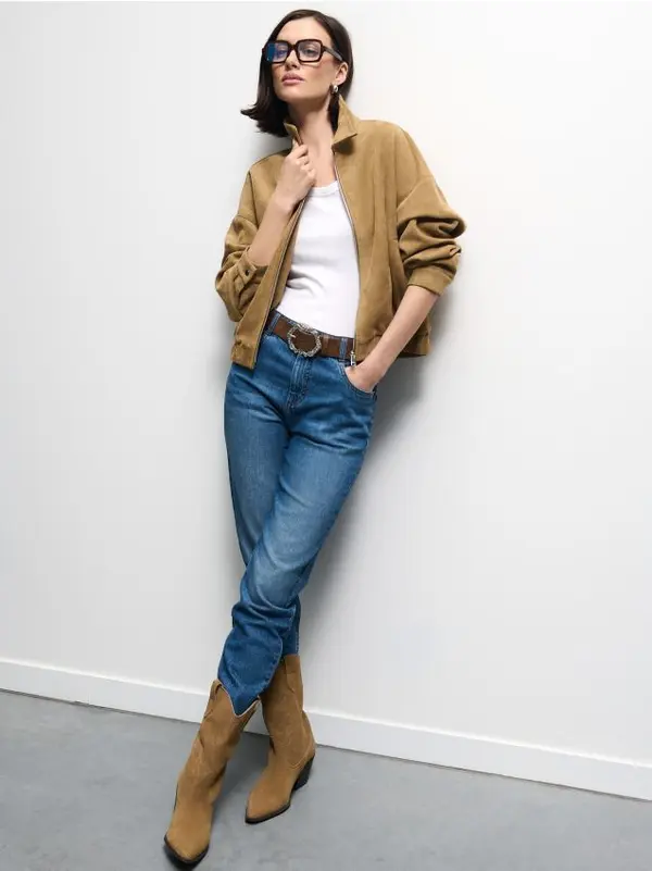 Mohito Mohito - Дънки mom slim - син