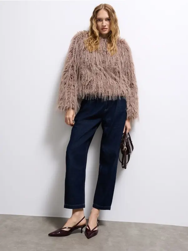 Mohito Mohito - Дънки от пран еластичен деним regular - нави