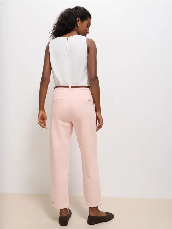 Mohito Mohito - Дънки с колан - розово