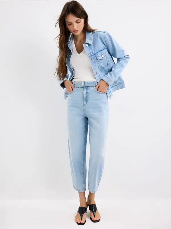 Mohito Mohito - Дънки с колан - син