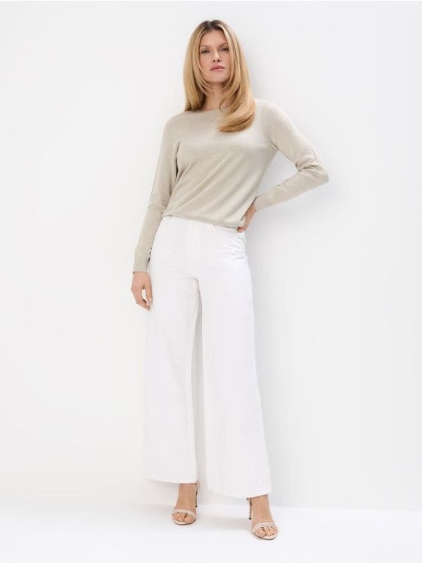 Mohito Mohito - Дънки с широк крачол - бяло