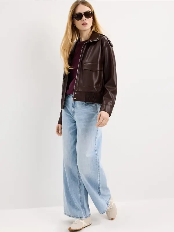 Mohito Mohito - Дънки с широк крачол - син