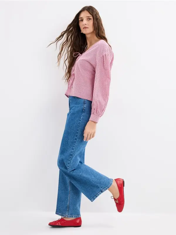 Mohito Mohito - Дънки с широк крачол - син