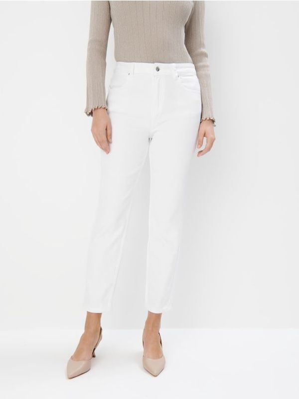 Mohito Mohito - Дънки тип mom - бяло