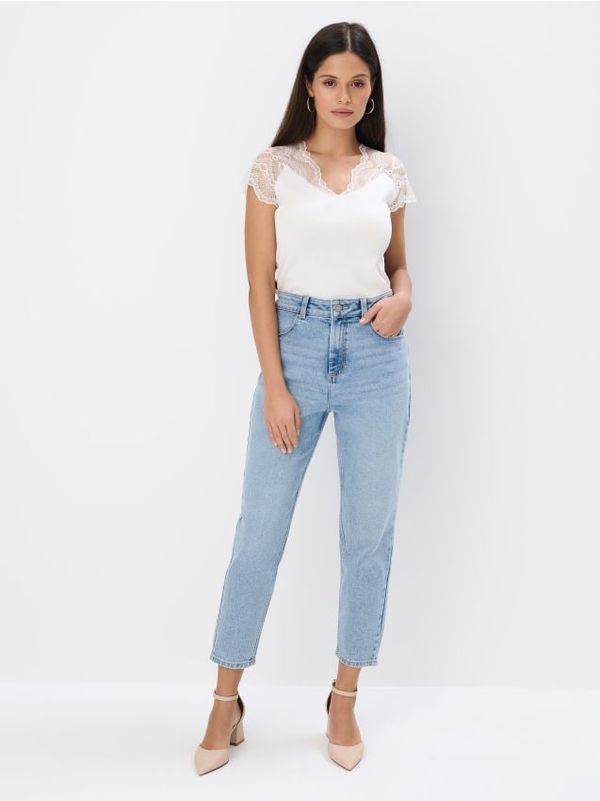 Mohito Mohito - Дънки тип mom PETITE - син