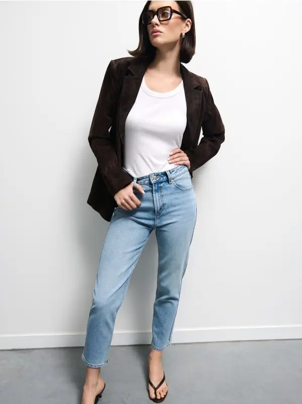 Mohito Mohito - Дънки тип mom - син