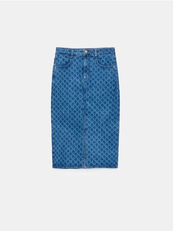 Mohito Mohito - Дънкова миди пола - нави