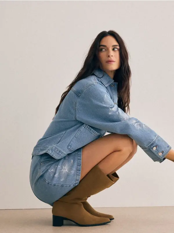 Mohito Mohito - Дънкова мини пола - син