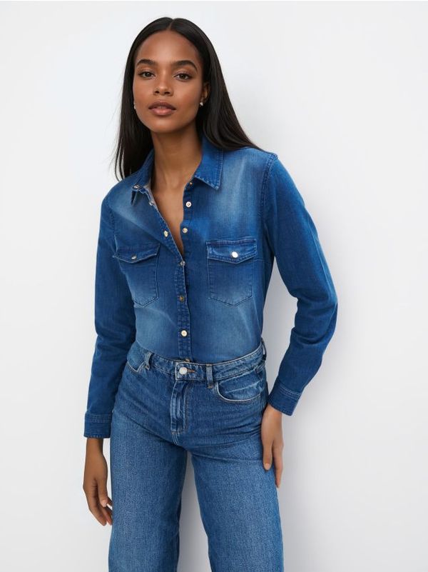 Mohito Mohito - Дънкова риза - син