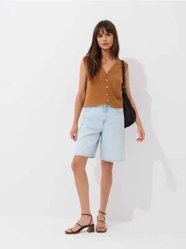 Mohito Mohito - Дънкови къси панталони - син