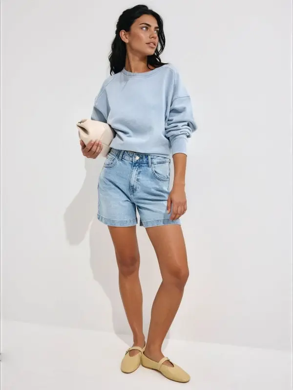 Mohito Mohito - Дънкови къси панталони - син