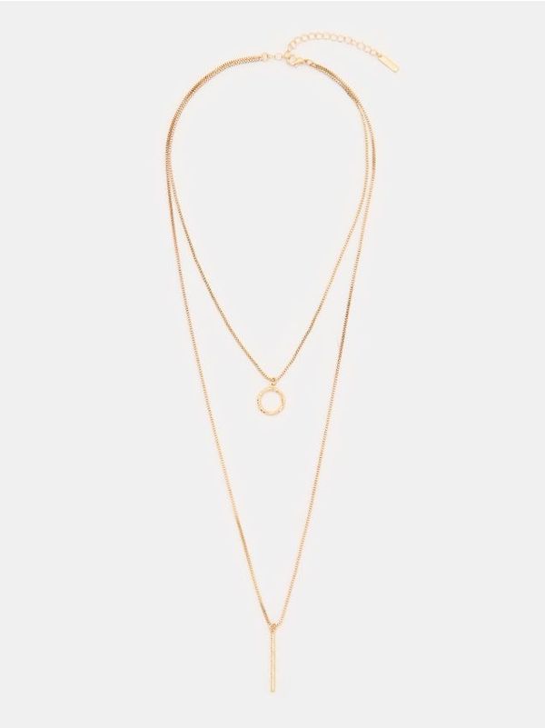 Mohito Mohito - Двоен гердан - златно