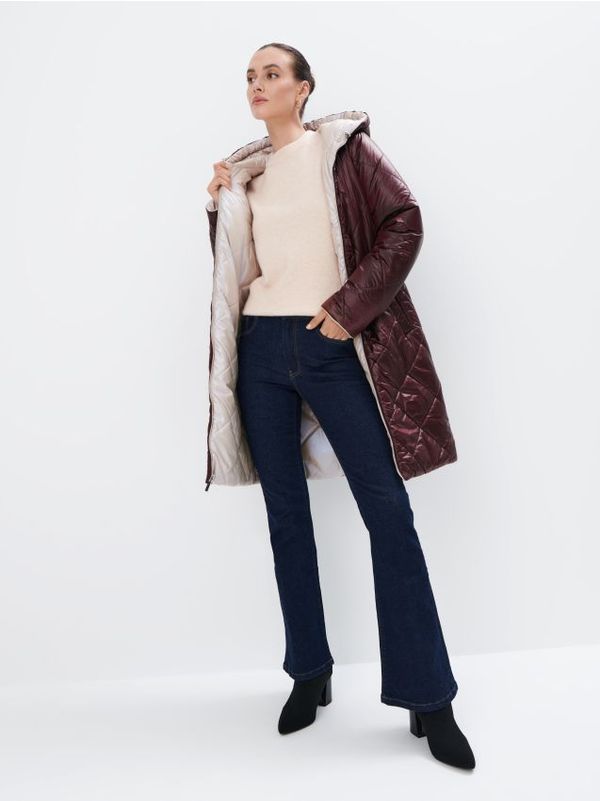 Mohito Mohito - Двулицево палто - кремaво