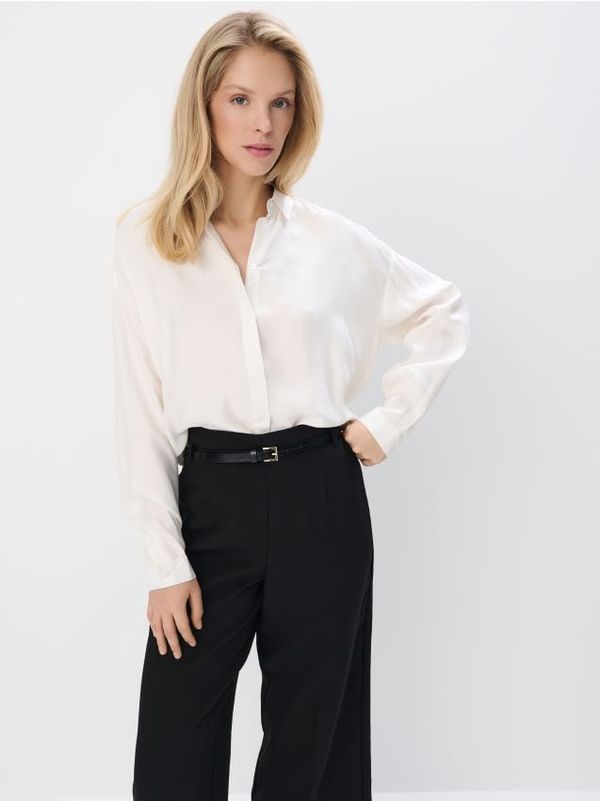 Mohito Mohito - Елегантна риза - кремaво