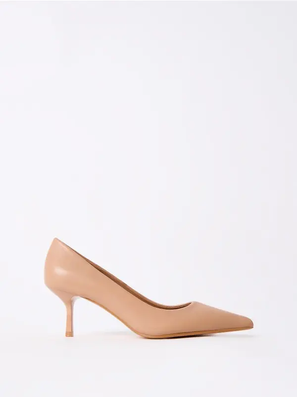 Mohito Mohito - Елегантни кожени обувки с ток - бежово