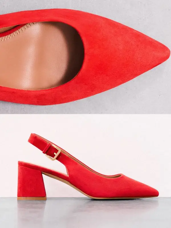 Mohito Mohito - Елегантни кожени обувки с ток - червен