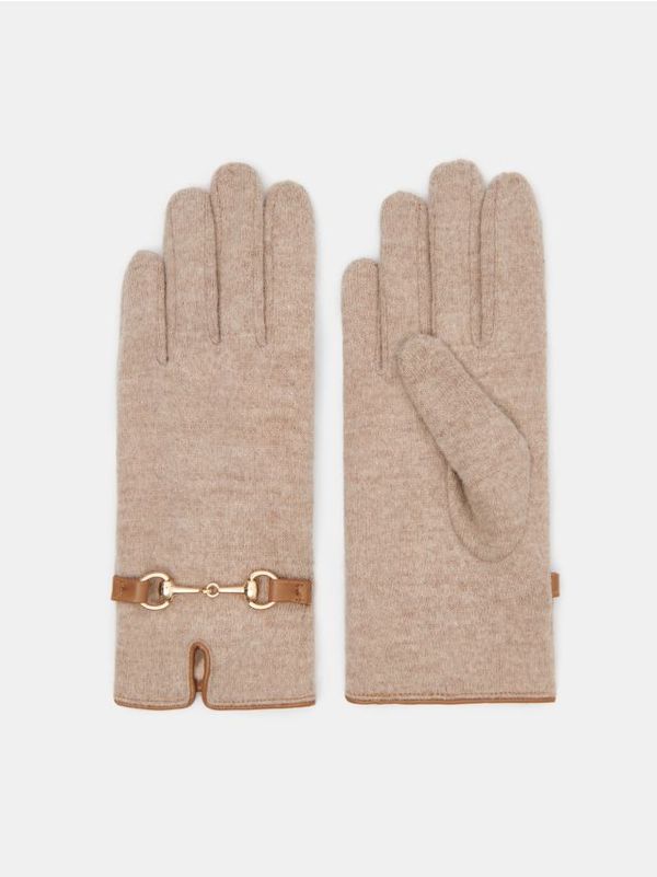 Mohito Mohito - Guantes en mezcla de lana - бежово