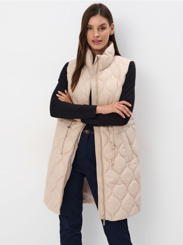 Mohito Mohito - Капитониран елек - бежово