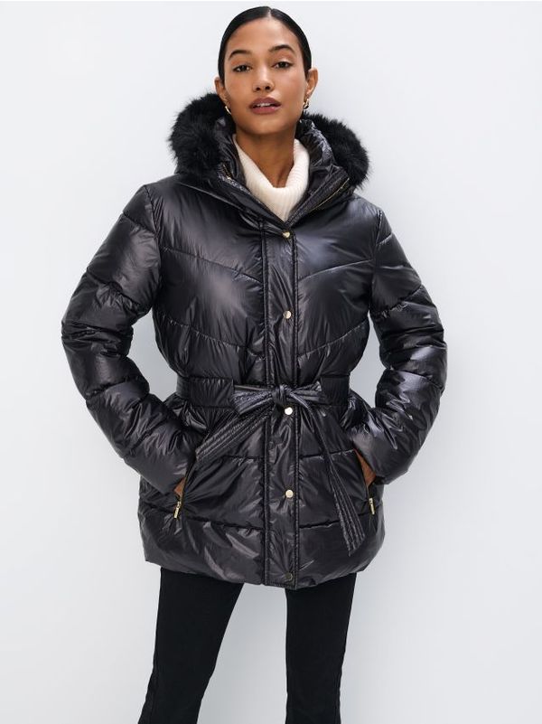 Mohito Mohito - Капитонирано яке с качулка - сиво