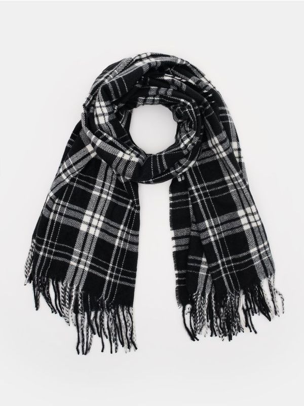 Mohito Mohito - Кариран шал - черен