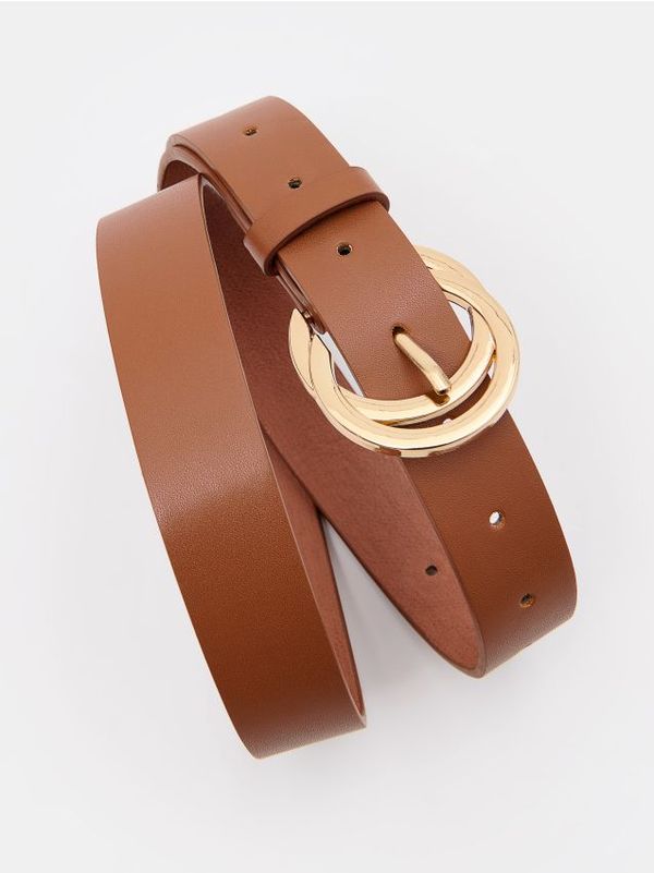 Mohito Mohito - Колан с декоративна катарама - кафяво