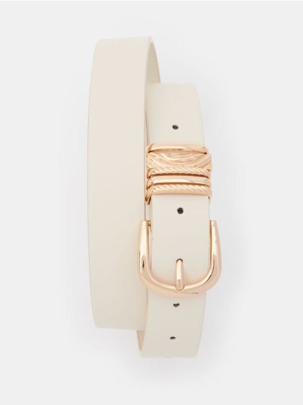 Mohito Mohito - Колан с катарама - кремaво