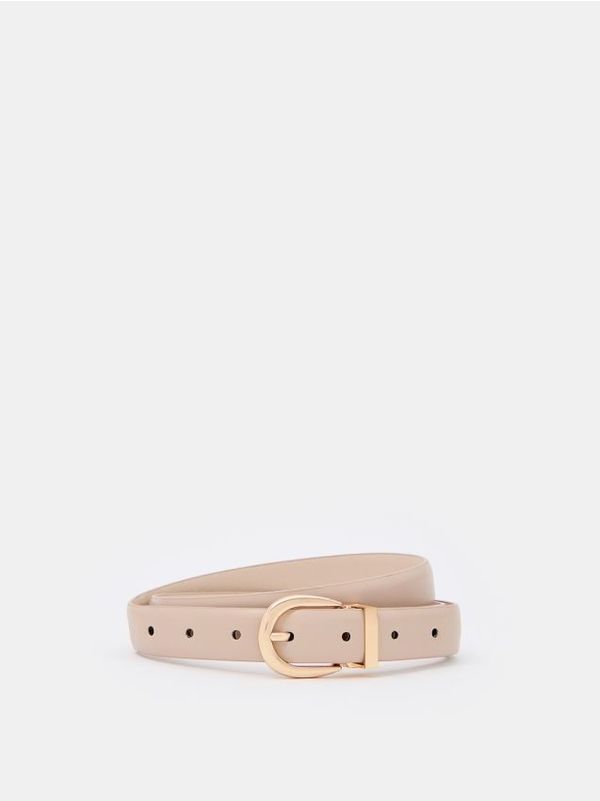 Mohito Mohito - Кожен колан - бежово