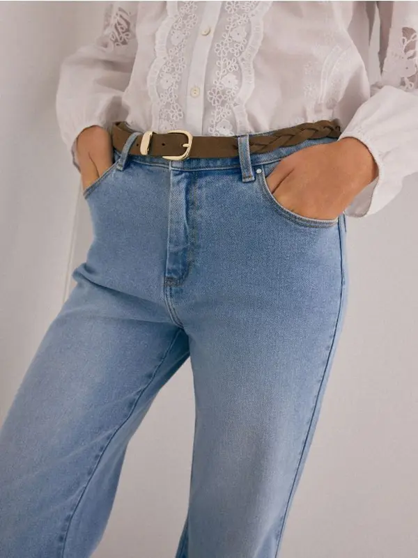 Mohito Mohito - Кожен колан - бежово