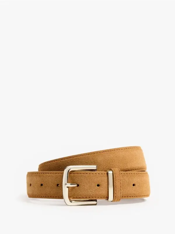 Mohito Mohito - Кожен колан - кехлибарен