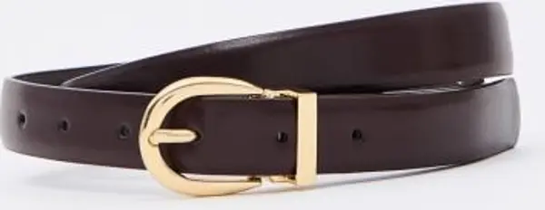 Mohito Mohito - Кожен колан - тъмно кафяво