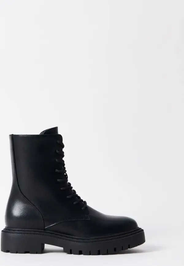 Mohito Mohito - Кожени боти - черен