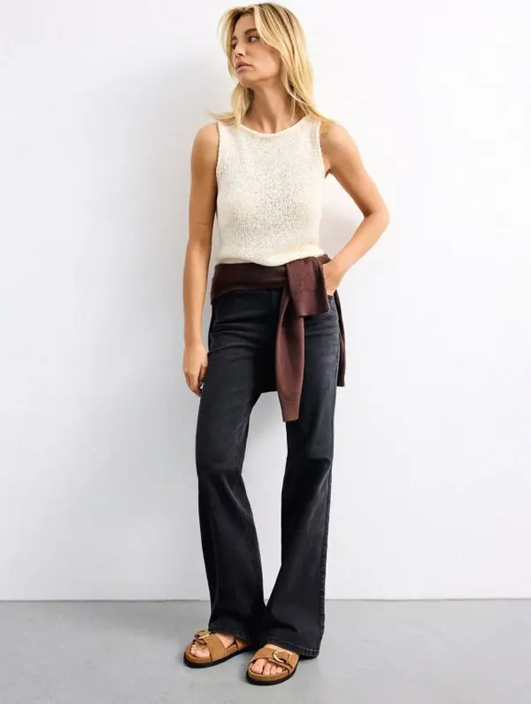 Mohito Mohito - Кожени чехли - кафяво