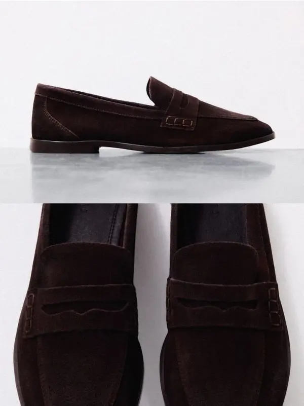 Mohito Mohito - Кожени мокасини - тъмно кафяво