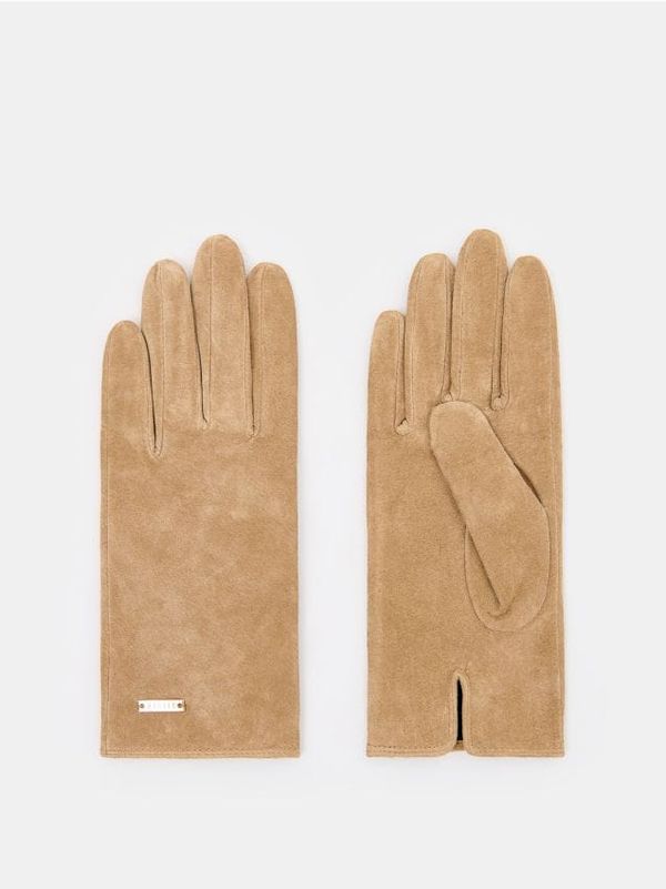 Mohito Mohito - Кожени ръкавици - бежово