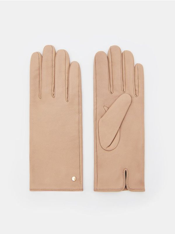 Mohito Mohito - Кожени ръкавици - бежово