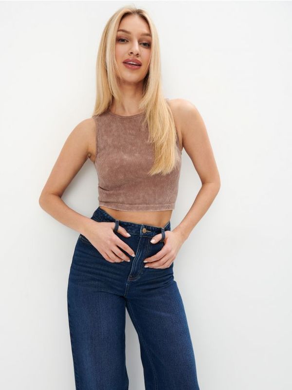 Mohito Mohito - Къс топ - бежово